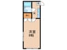 スタ－フラッツ 1Kの間取り