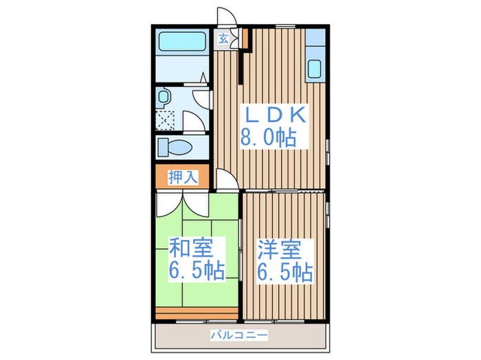 間取り図 ディアスコート北野