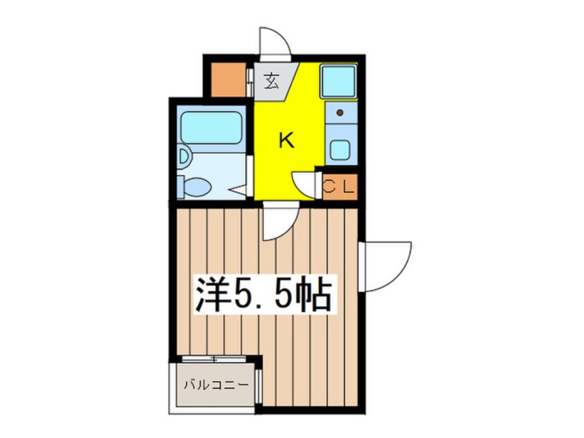 間取図 ベルトピア調布ⅢB棟