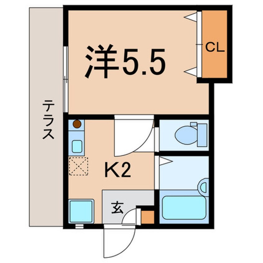 間取図 堀尾邸貸家