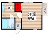 メゾンサカイ　Ｃ 1Kの間取り