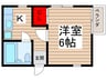 メゾンサカイ　Ｃ 1Kの間取り