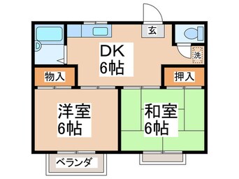 間取図 田代ハイツ