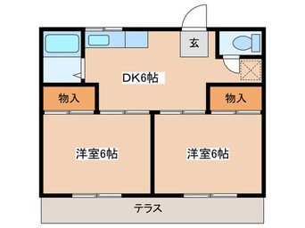 間取図 田代ハイツ