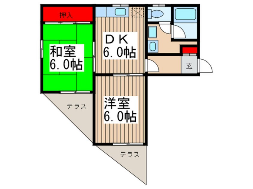 間取図 ホワイトレジデンス市川