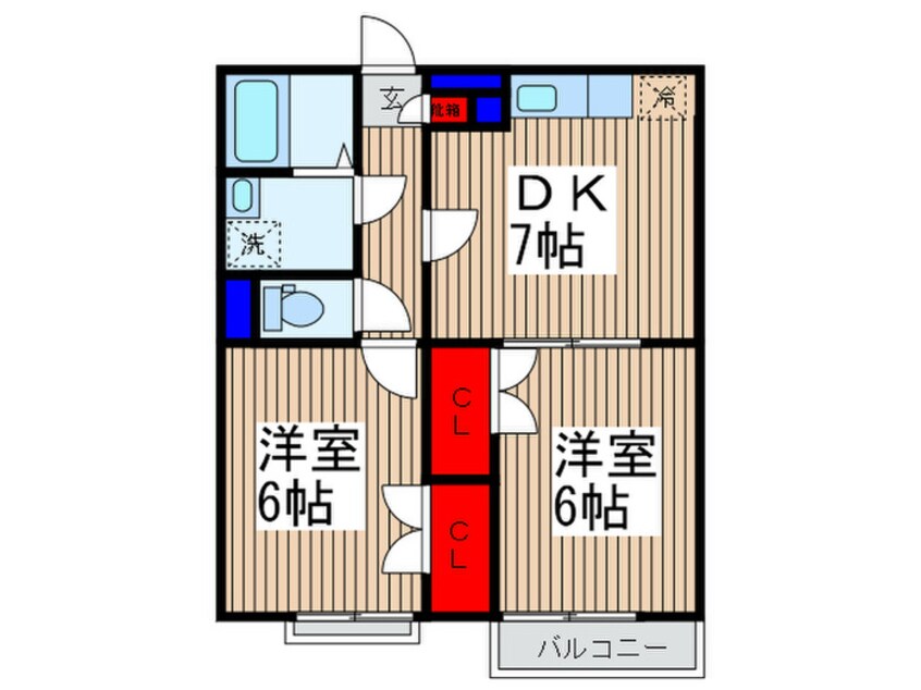 間取図 プレジールI