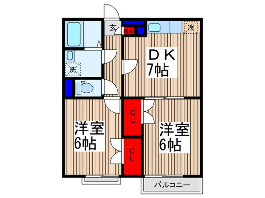 間取図 プレジールI