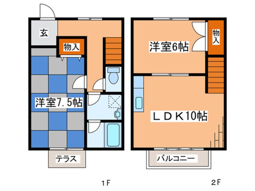 間取図 ファ－ストテラス