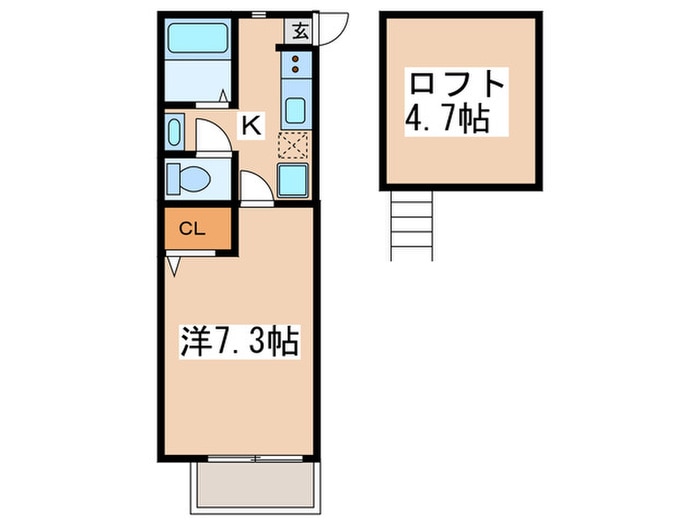 間取り図 レスポワール東府中