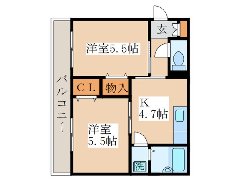 間取図 栗原グリーンマンションⅠ