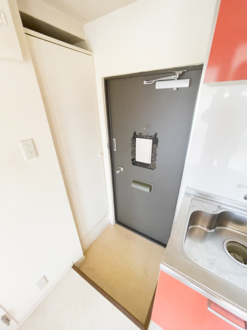 玄関 サントミ保木間マンション