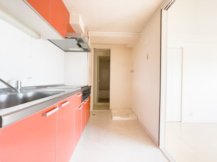 廊下 サントミ保木間マンション