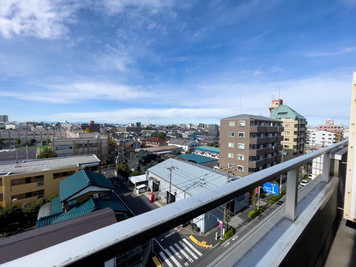 室内からの展望 サントミ保木間マンション