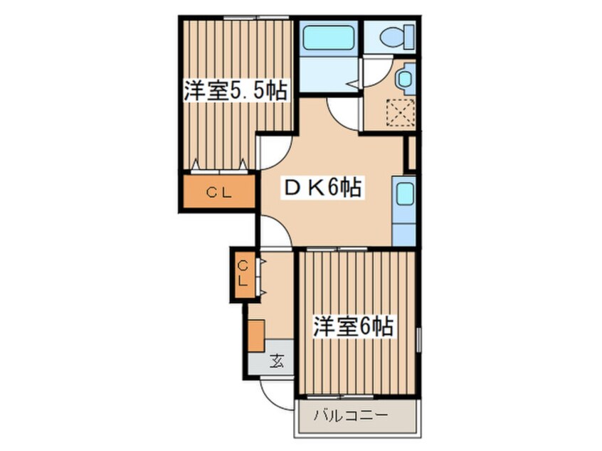 間取図 メゾンカルム