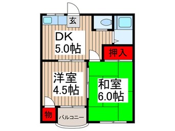 間取図 大和コ－ポ