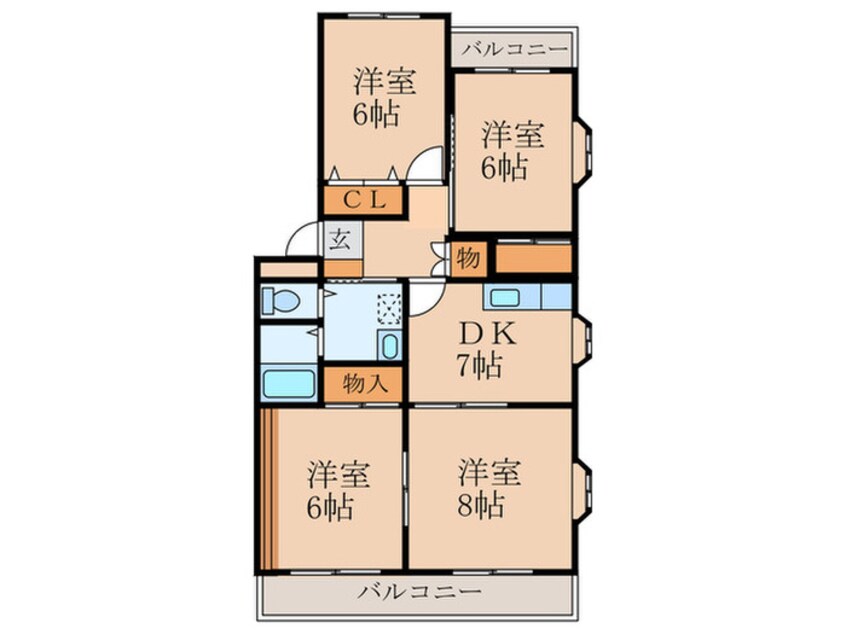 間取図 ＪＵＮさかえ