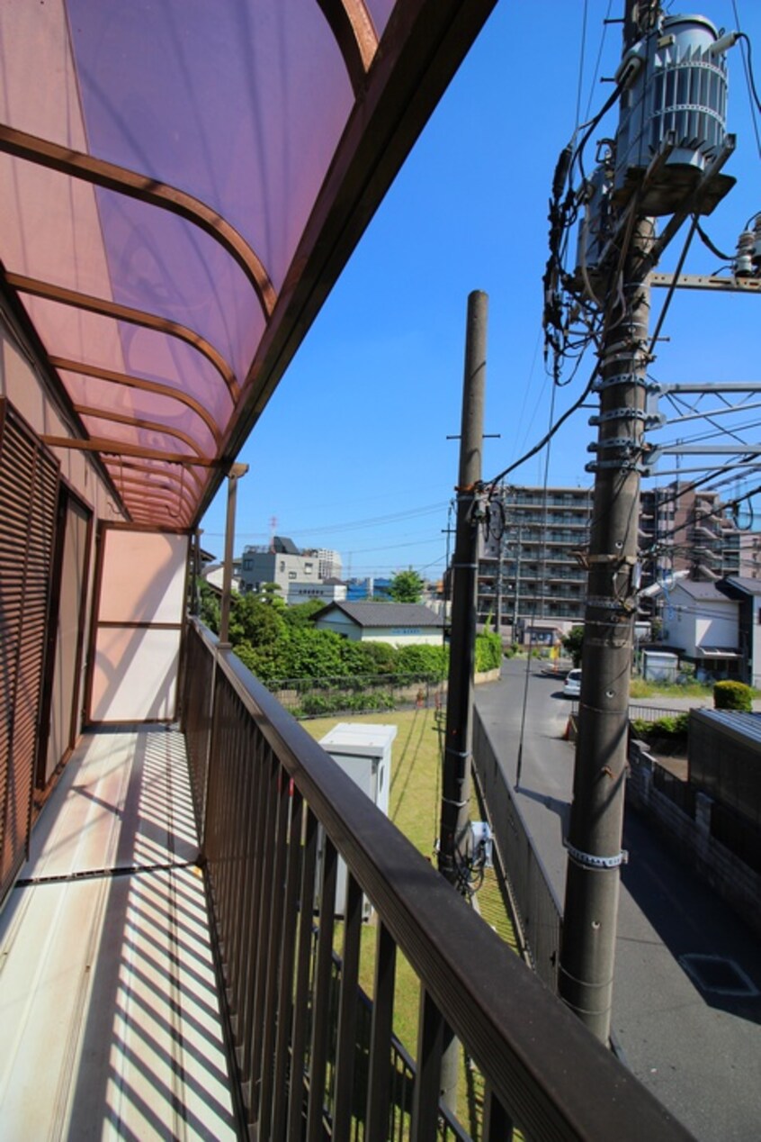 室内からの展望 内谷田ハイツ