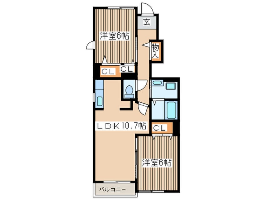 間取図 サン・ミッシェル