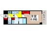 N-stage行徳Ⅱ 1Kの間取り