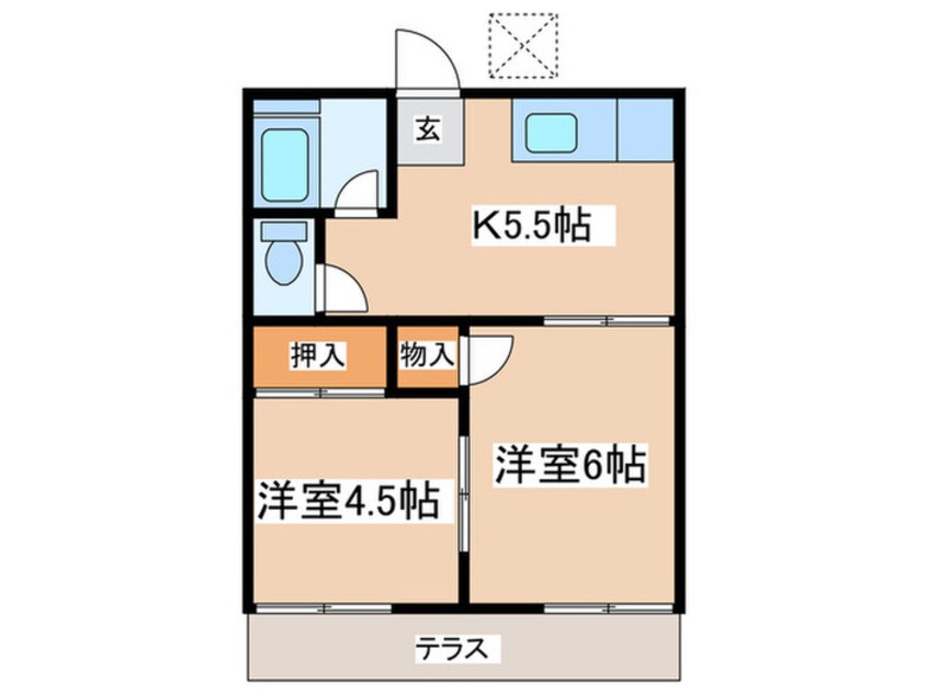 間取図 松ヶ丘ハイツ