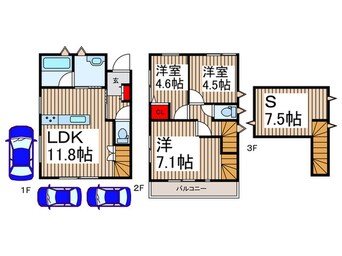 間取図 仮)新築小手指元町戸建