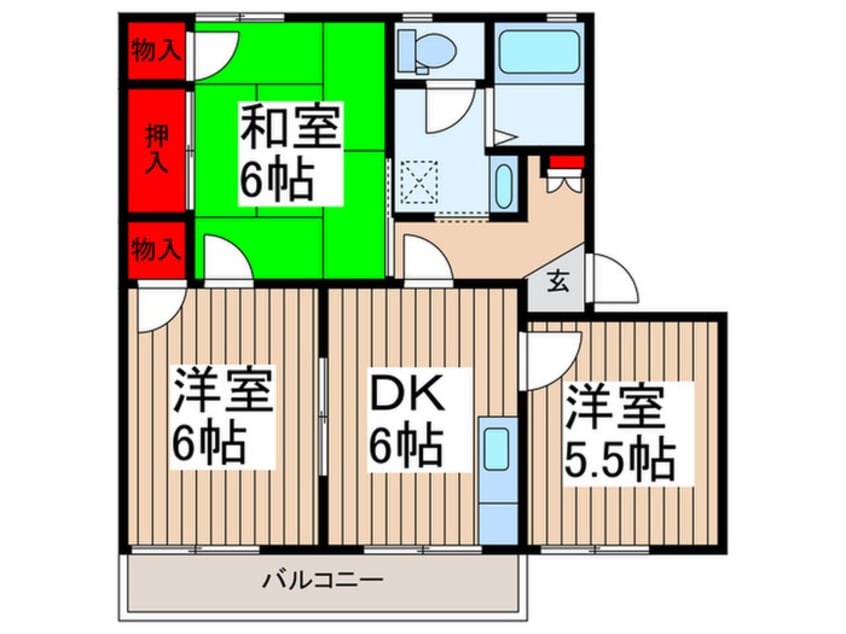 間取図 メゾン旭Ｃ棟