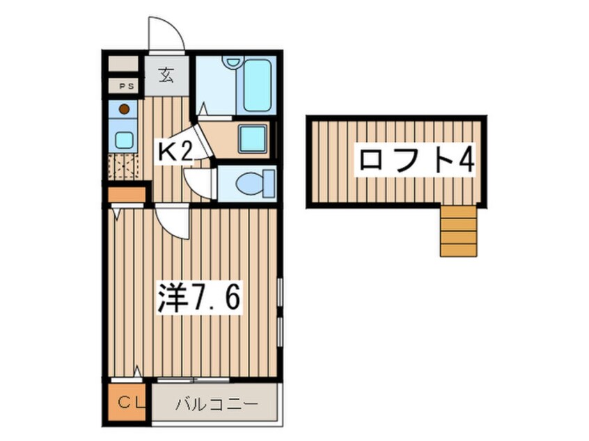 間取図 メゾンドフレ－ズ