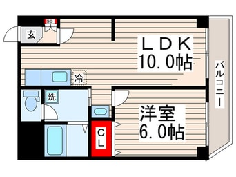 間取図 ツイン・コートW