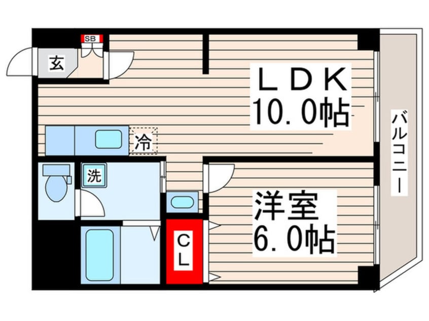 間取図 ツイン・コートW
