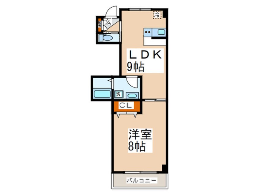 間取図 パステル八芳