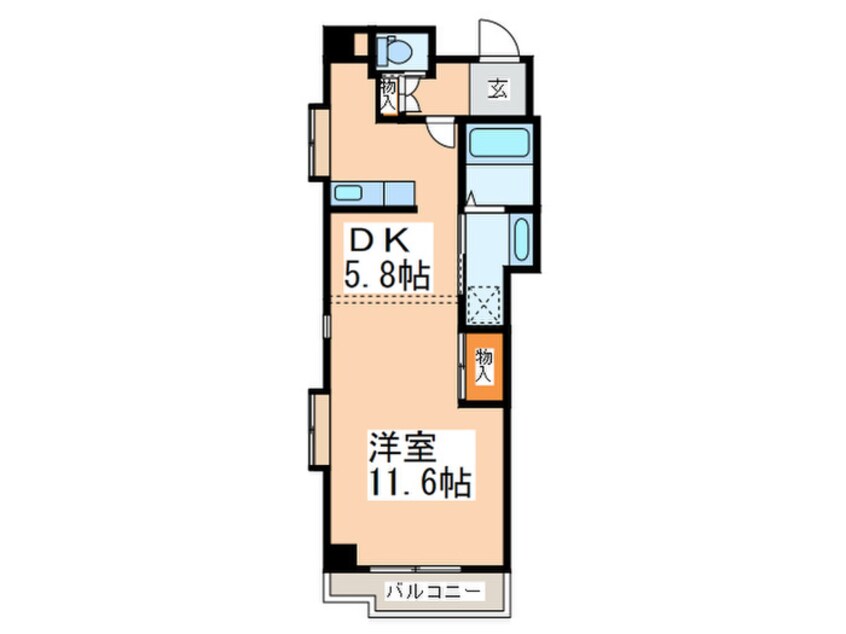 間取図 パステル八芳