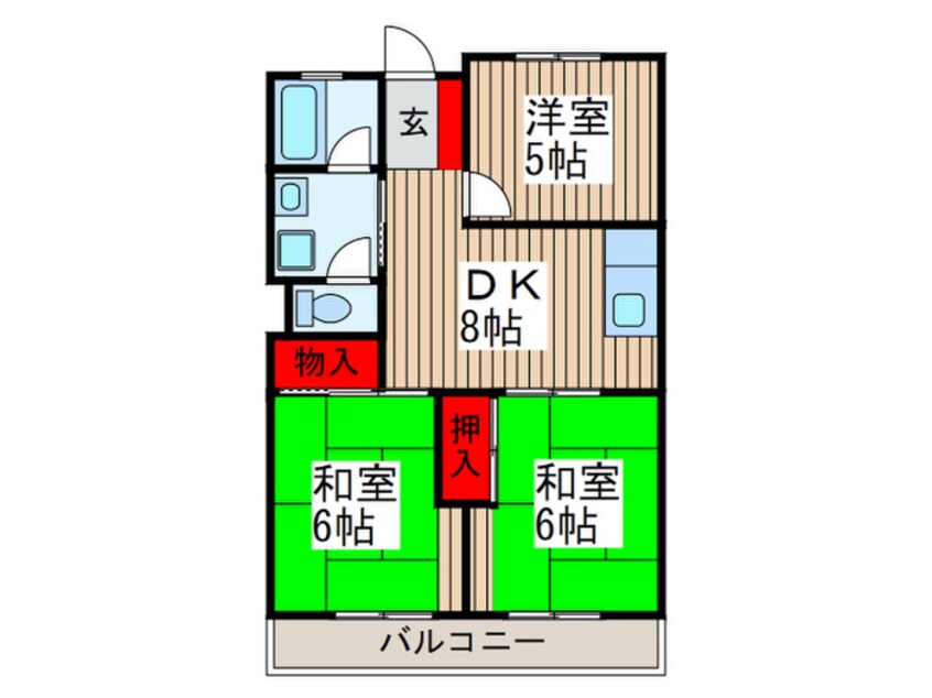 間取図 都築ハイツ