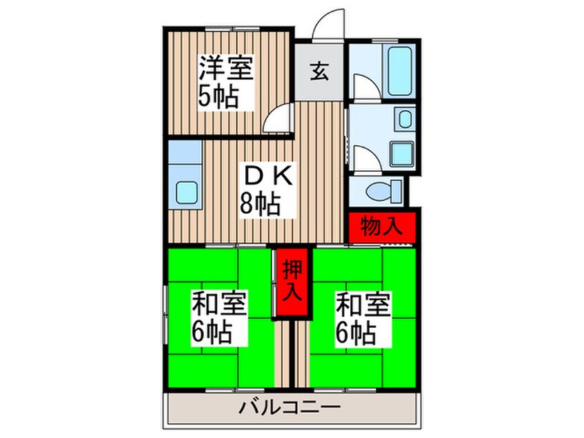 間取図 都築ハイツ