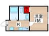 サンシャトー松戸 1Kの間取り