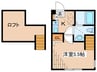ＭＫＹ淵野辺 1Kの間取り