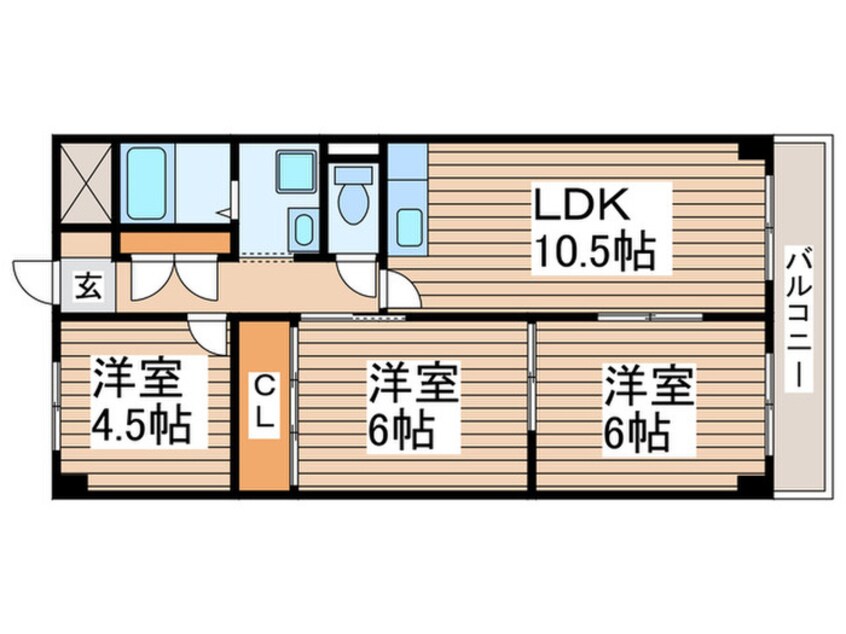 間取図 第３千代田マンション