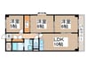 第３千代田マンション 3LDKの間取り