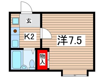 間取図 ボ－ジャ－ディン