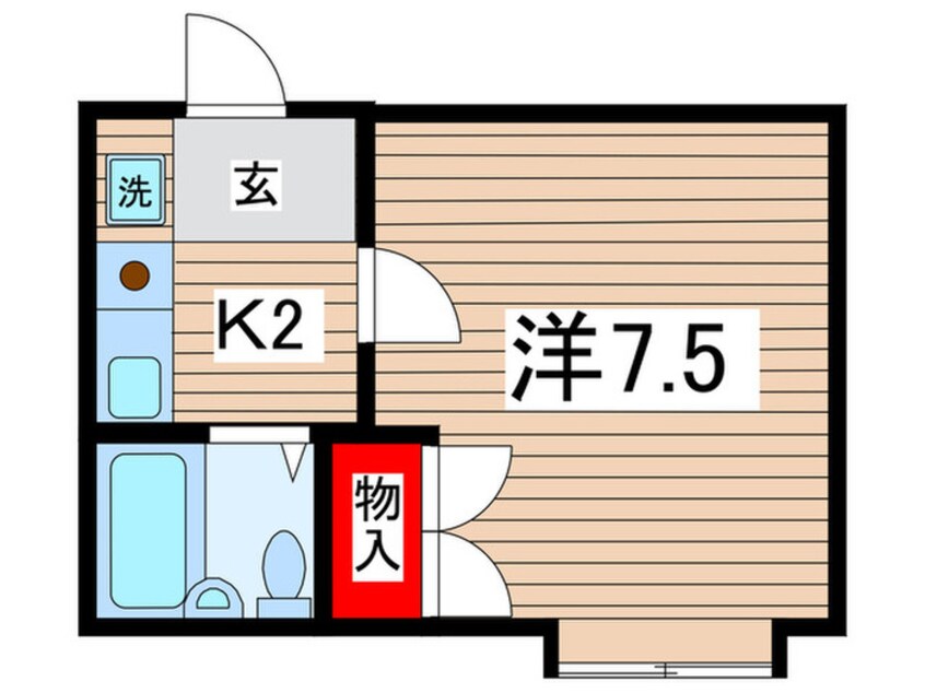 間取図 ボ－ジャ－ディン