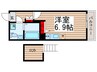 ＲＳ参番館 1Rの間取り