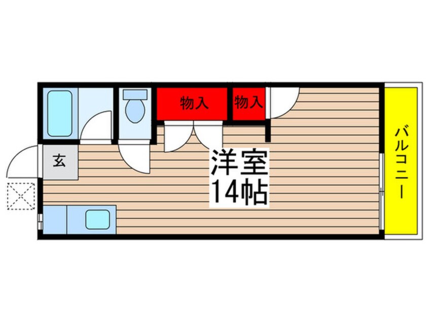 間取図 コーポ藤