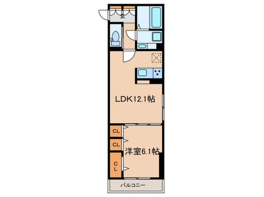 間取図 エクセリア赤塚