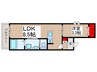 ミリア北習志野 1LDKの間取り