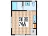 Ｃａｓａ　Ｆｅｌｉｃｅ 1Rの間取り