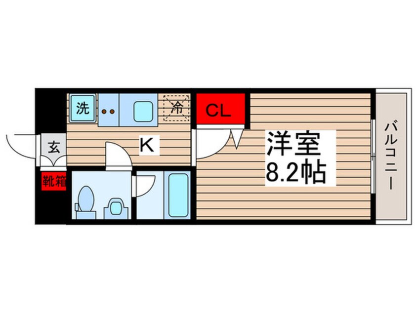 間取図 ALTERNA亀戸