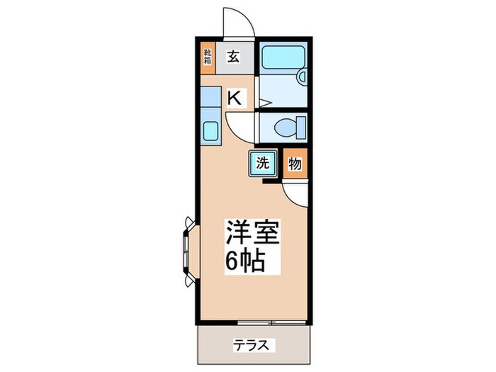 間取り図 ハイム木月　１Ｆ