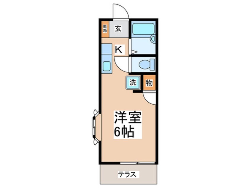 間取図 ハイム木月　１Ｆ