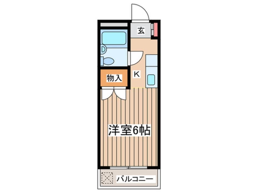 間取図 シャトル美堀