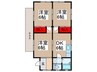 高橋住宅 3DKの間取り