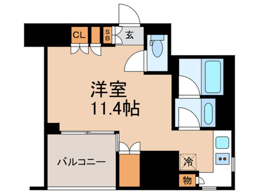 間取図 コンフォリア池袋ＤＥＵＸ